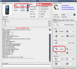 samsung e1207T z3x box imei repair imei onarımı