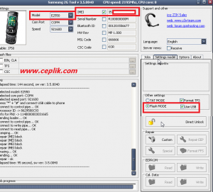 samsung e2550 monte slider z3x box imei repair