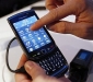 The new BlackBerry Torch 9800 smartphone is introduced at a news conference in New York August 3, 2010.   REUTERS/Shannon Stapleton (UNITED STATES - Tags: SCI TECH BUSINESS)